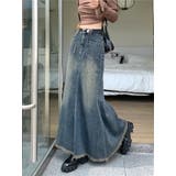 デニムスカート マーメイド フリンジ | JS FASHION | 詳細画像15