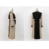 ロングコート バイカラー トレンチコート | JS FASHION | 詳細画像11