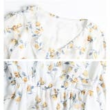 花柄ワンピ シフォン Vネック | JS FASHION | 詳細画像12