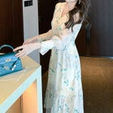 花柄ワンピ シフォン シースルー | JS FASHION | 詳細画像9