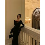 ロングドレス マーメイド フレア袖 | JS FASHION | 詳細画像5 