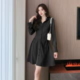 Aラインワンピース 全2色 シャツワンピース | JS FASHION | 詳細画像1