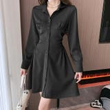 Aラインワンピース 全2色 シャツワンピース | JS FASHION | 詳細画像3