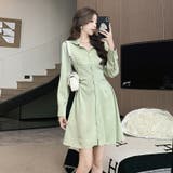 Aラインワンピース 全2色 シャツワンピース | JS FASHION | 詳細画像10