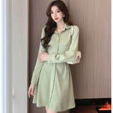 Aラインワンピース 全2色 シャツワンピース | JS FASHION | 詳細画像11