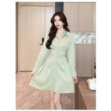 Aラインワンピース 全2色 シャツワンピース | JS FASHION | 詳細画像17