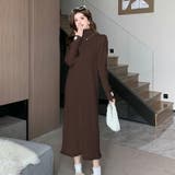 タートルネック ニットワンピース 全4色 | JS FASHION | 詳細画像14 