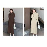 タートルネック ニットワンピース 全4色 | JS FASHION | 詳細画像19 