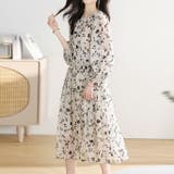 花柄ワンピース シフォン Aライン | JS FASHION | 詳細画像14