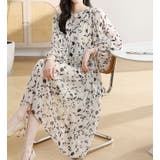 花柄ワンピース シフォン Aライン | JS FASHION | 詳細画像6