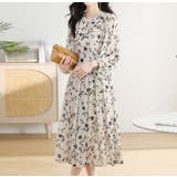 花柄ワンピース シフォン Aライン | JS FASHION | 詳細画像10