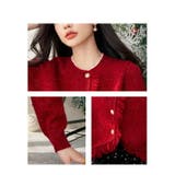 ニットカーディガン フリンジ ラメ糸 | JS FASHION | 詳細画像9