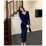 ニットワンピース 全4色 Vネック | JS FASHION | 詳細画像10
