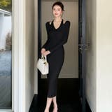 ニットワンピース 全4色 ホルターネック | JS FASHION | 詳細画像3