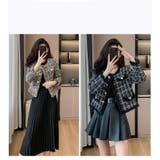 ツイードジャケット 全2色 ノーカラー | JS FASHION | 詳細画像10 