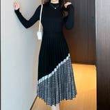 ニットワンピース 全3色 プリーツ風 | JS FASHION | 詳細画像2