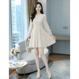 Aラインワンピース 全2色 花柄ワンピ | JS FASHION | 詳細画像7 