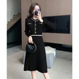 ニットワンピース 全3色 フリルネックが可愛い | JS FASHION | 詳細画像11 