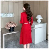 ニットワンピース 全3色 フリルネックが可愛い | JS FASHION | 詳細画像9 