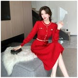 ニットワンピース 全3色 フリルネックが可愛い | JS FASHION | 詳細画像4 