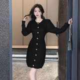 ケーブル編み ニットワンピース 全4色 | JS FASHION | 詳細画像4