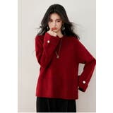 ニット トップス 袖ボタン | JS FASHION | 詳細画像4