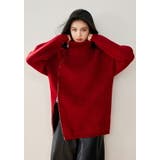 ニットトップス 全2色 サイドジップ | JS FASHION | 詳細画像9