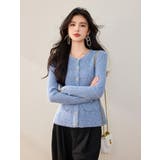 ニットカーディガン セーター 袖ボタン | JS FASHION | 詳細画像4