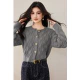 ニットカーディガン 全3色 シャギーニット | JS FASHION | 詳細画像3