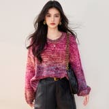 ニットトップス 全2色 グラデーション風 | JS FASHION | 詳細画像2