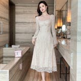 レースワンピ 花柄 総柄 | JS FASHION | 詳細画像1