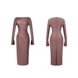 パーティードレス ビジュー付き ベルスリーブ | JS FASHION | 詳細画像12