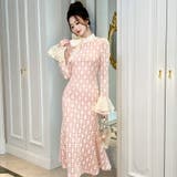 花柄ワンピ 起毛 レース | JS FASHION | 詳細画像1
