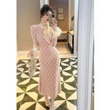 花柄ワンピ 起毛 レース | JS FASHION | 詳細画像9