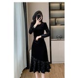 パーティードレス 全2色 ベロアワンピース | JS FASHION | 詳細画像10 