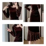 パーティードレス 全2色 ベロアワンピース | JS FASHION | 詳細画像12 