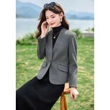 ノーカラージャケット 全4色 羽織り | JS FASHION | 詳細画像9