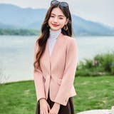 ノーカラージャケット 全4色 羽織り | JS FASHION | 詳細画像14