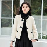 ダッフル風ジャケット 全2色 ノーカラー | JS FASHION | 詳細画像4