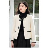 ダッフル風ジャケット 全2色 ノーカラー | JS FASHION | 詳細画像7