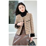 ツイードジャケット 全2色 ノーカラー | JS FASHION | 詳細画像5