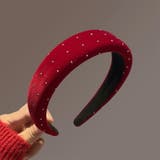 ベロアカチューシャ 全2色 ストーン付き | JS FASHION | 詳細画像4