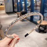 きらめきビジュー 細いカチューシャ 全10色 | JS FASHION | 詳細画像7