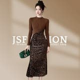 パーティードレス ドッキングワンピース 切替 | JS FASHION | 詳細画像1 