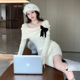 ニットワンピース 全2色 ミニワンピ | JS FASHION | 詳細画像1