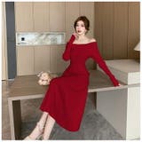 ニットワンピース 全5色 オフショルダー | JS FASHION | 詳細画像20