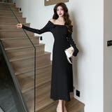 ニットワンピース 全5色 オフショルダー | JS FASHION | 詳細画像5