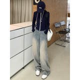 ワイドストレート デニムパンツ デニム | JS FASHION | 詳細画像5 