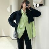 ショート丈デニムジャケット 全2色 長袖 | JS FASHION | 詳細画像9