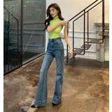 ブーツカット デニムパンツ デニム | JS FASHION | 詳細画像8 